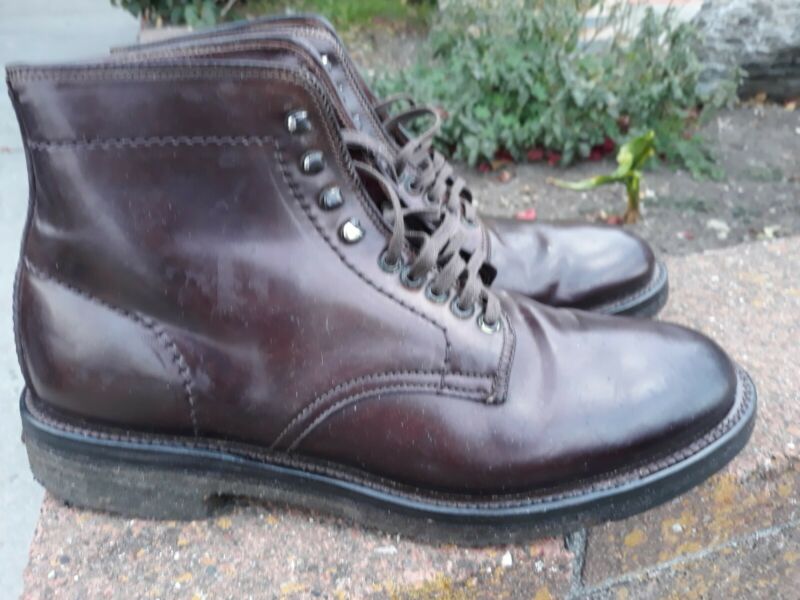 Alden 4600H Color 8 Shell Cordovan Plain Toe Boot | Alden