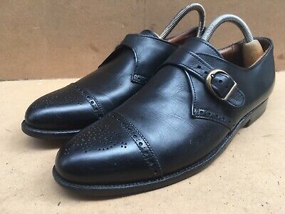 Alden 1645 Black Calfskin Monk Strap