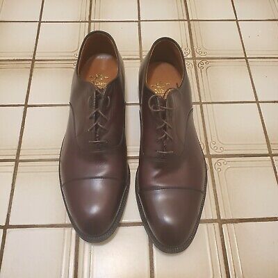 Alden 8455 Burgundy Calfskin Straight Tip Bal