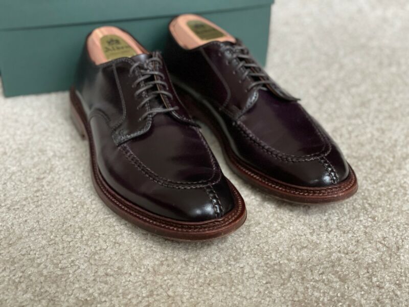 Alden D7610F Color 8 Shell Cordovan Norwegian Front Blucher