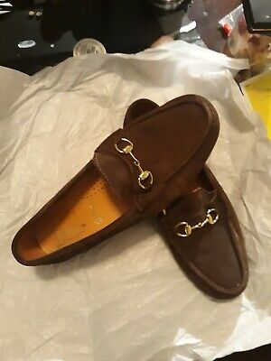 Alden H685 Brown Suede Horse Bit Loafer