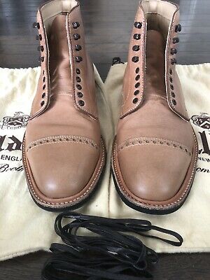 Alden D9803HC Natural Chromexcel Perforated Cap Toe Boot