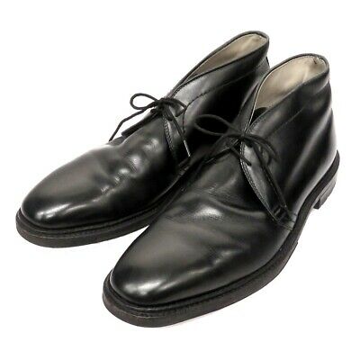 Alden 14725C Black Calfskin Chukka