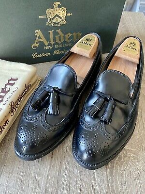 Alden 3906 Black Shell Cordovan Tassel Loafer