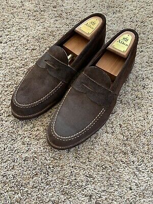 Alden D9214F Tobacco Reverse Chamois LHS / Penny Loafer