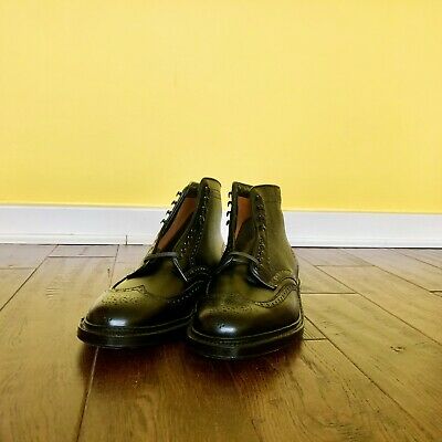 Alden D0809H Black Alpine Grain Wing Tip Boot