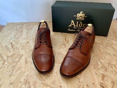 Alden 4394 Burnished Tan Calfskin Straight Tip Blucher