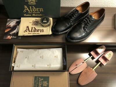 Alden D6415 Black Shell Cordovan Plain Toe Blucher