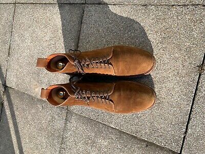 Alden 45113 Snuff Suede Plain Toe Boot