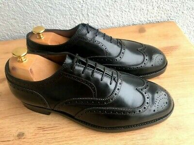 Alden 937 Black Calfskin Wing Tip Bal