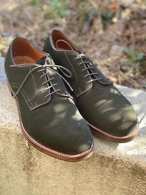 Alden D5409 Hunting Green Suede Plain Toe Dover