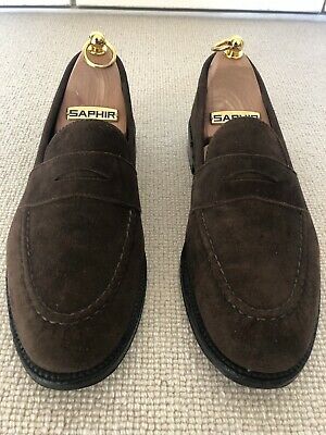 Alden M6203F Mocha Suede LHS / Penny Loafer