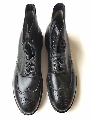 Alden 41666H Black Alpine Grain Wing Tip Boot