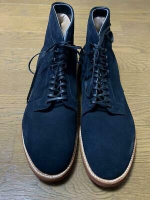 Alden N3810H Navy Suede Plain Toe Boot