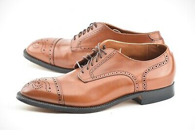 Alden 5404 Tan Calfskin Medallion Tip Blucher
