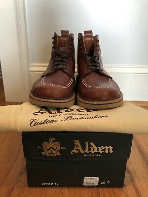 Alden D0912H Mahogany Workboot Calf Indy Boot