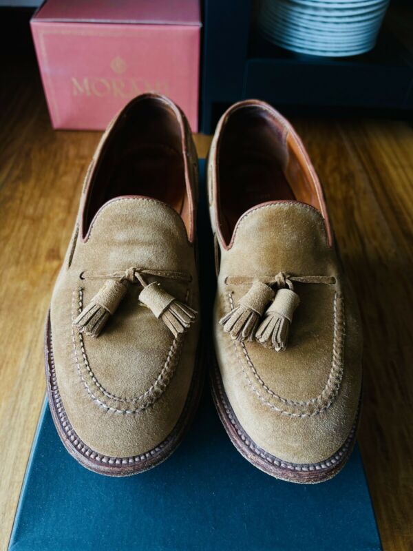 Alden M7103FY Tan Suede Tassel Loafer Alden Model Project