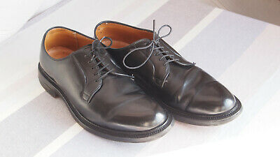 Alden 9901Y Black Shell Cordovan Plain Toe Blucher | Alden