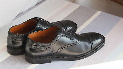 Alden 5157Y Black Shell Cordovan Perforated Straight Tip Bal