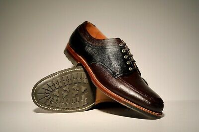 Alden D0602C Brown and Black Regina Grain Saddle Shoe