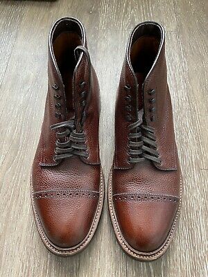 Alden D7812HC Brown Scotch Grain Perforated Cap Toe Boot