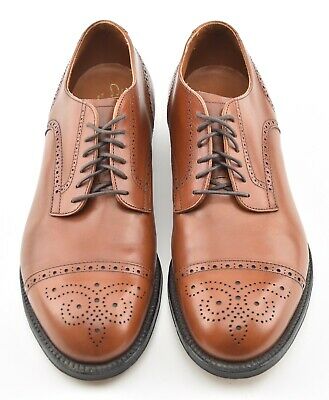 Alden 5404 Tan Calfskin Medallion Tip Blucher
