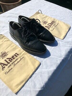 Alden 2175Y Black Shell Cordovan Straight Tip Blucher
