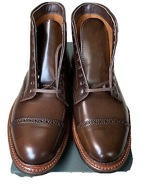 Alden D1802C Cigar Shell Cordovan Perforated Cap Toe Boot