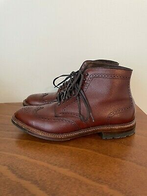 Alden D9848HC Brown Alpine Grain Wing Tip Boot