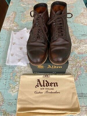 Alden 40412H Brown Chromexcel Plain Toe Boot