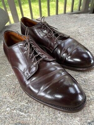 Alden 48018 Color 8 Shell Cordovan Plain Toe Dover