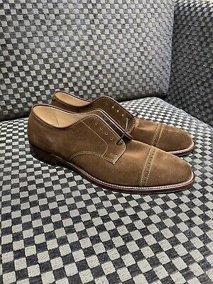 Alden D6526F Snuff Suede Perforated Straight Tip Blucher