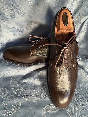 Alden 914 Dark Brown Shrunken Calf Nassau Plain Toe Blucher