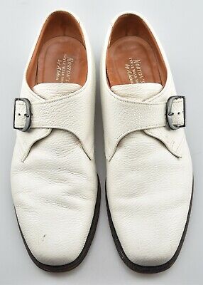 Alden 778 White Shrunken Calf Monk Strap