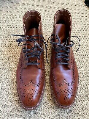 Alden D7817 Burnished Tan Calfskin Wing Tip Boot