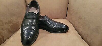 Alden 574 Black Kidskin Full Strap Loafer