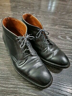 Alden 8626 Black Calfskin Chukka