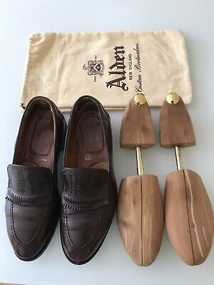 Alden 3215 Color 8 Shell Cordovan Medallion Loafer