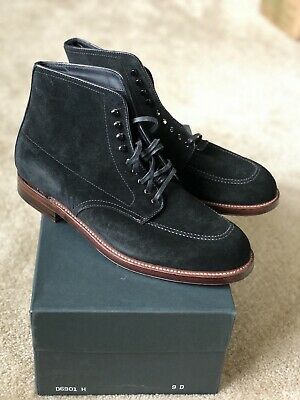 Alden D6901H Black Suede Indy Boot