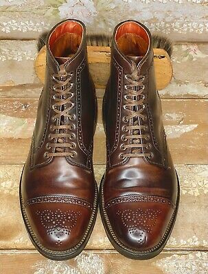 Alden 3970H Color 8 Shell Cordovan Perforated Cap Toe Boot