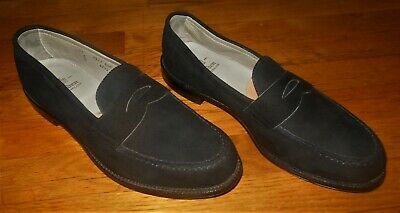 Alden 6732 Black Suede LHS / Penny Loafer