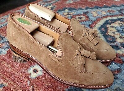 Alden 3403UF Tan Suede Tassel Loafer