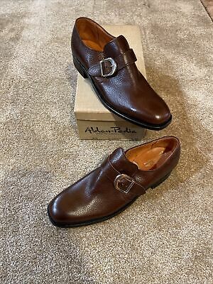 Alden 465 Brown Scotch Grain Monk Strap