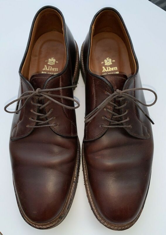 Alden 94704 Brown Chromexcel Plain Toe Blucher | Alden Model