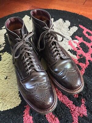 Alden D7804HC Color 8 Shell Cordovan Wing Tip Boot