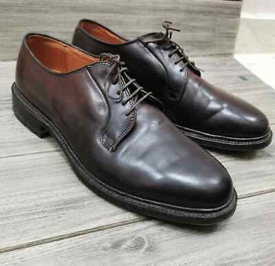 Alden 9302C Color 8 Shell Cordovan Plain Toe Blucher