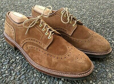 Alden 20463C Snuff Suede Short Wing Tip Blucher