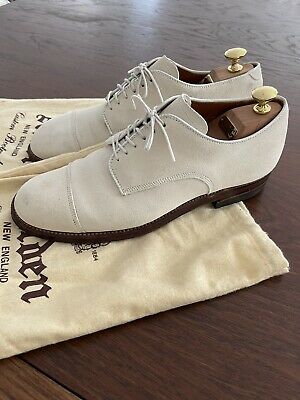 Alden 5368 White Nubuck Straight Tip Blucher