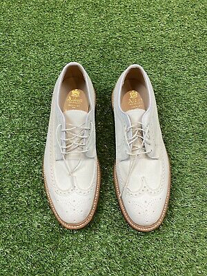 Alden 97881 White Suede Long Wing Blucher | Alden Model Project