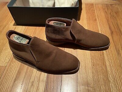 Alden D8716 Snuff Suede Chukka Slip-On Boot